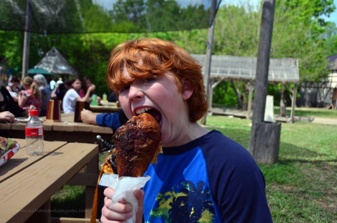 giant turkey leg at renaissance festival