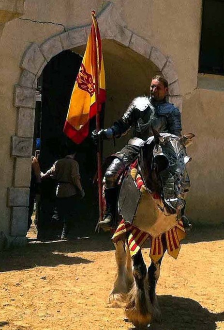 knight jousting at scarborough faire