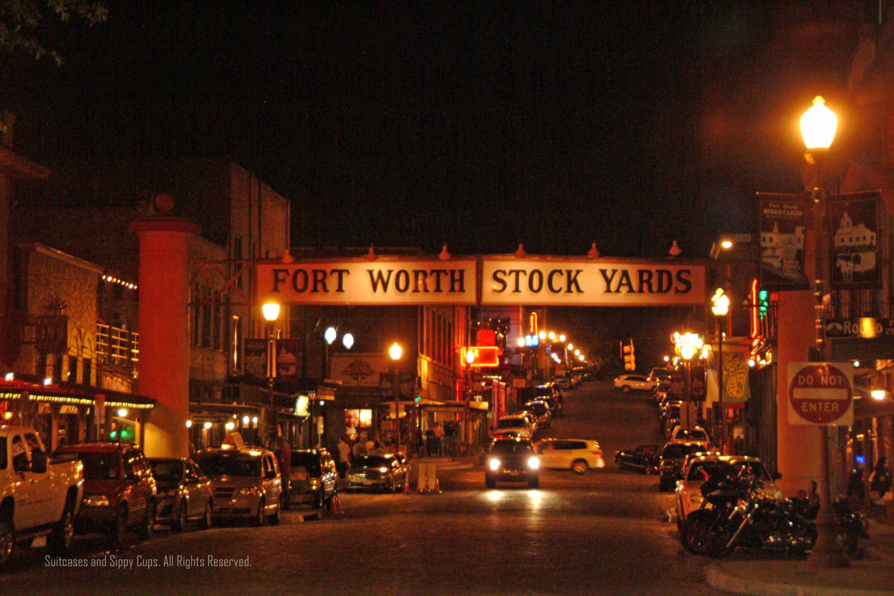 After Dark at the Fort Worth Stockyards