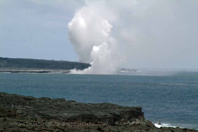 lava meets the sea