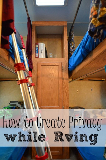 how to create privacy while living in an rv