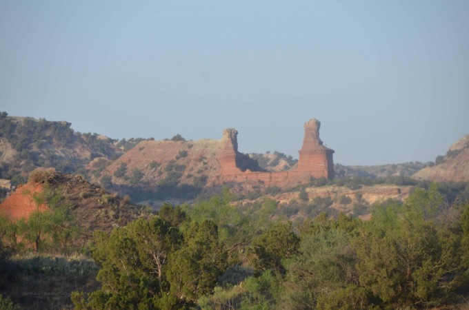 palo duro canyon lighthouse rock