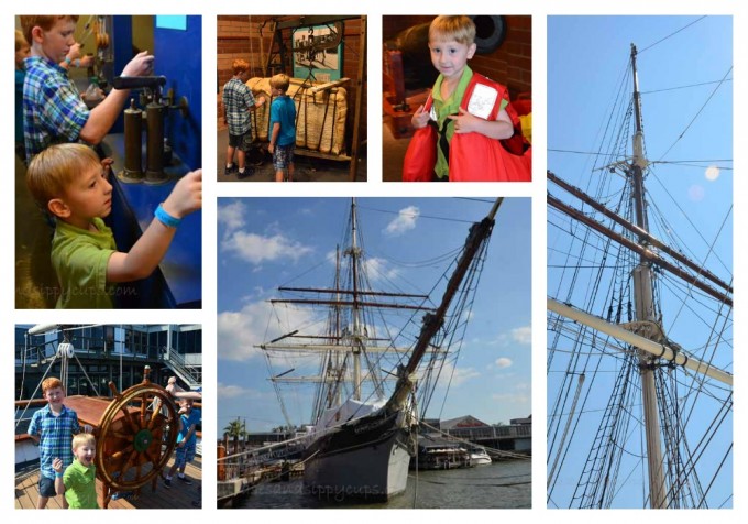 Tall Ship Elissa Collage