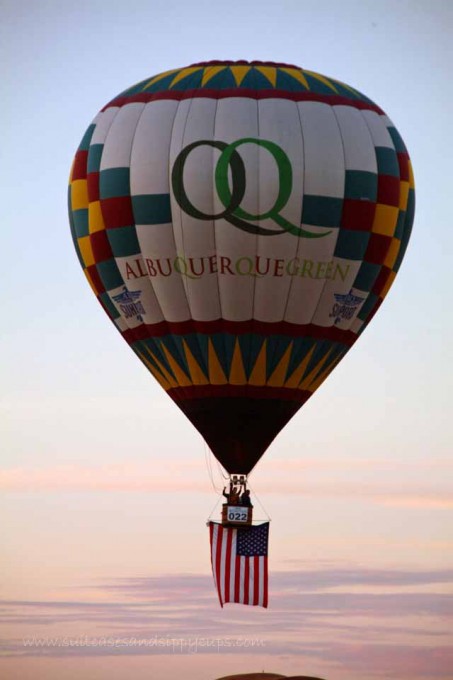 American Flag Balloon Albuquerque Balloon Festival