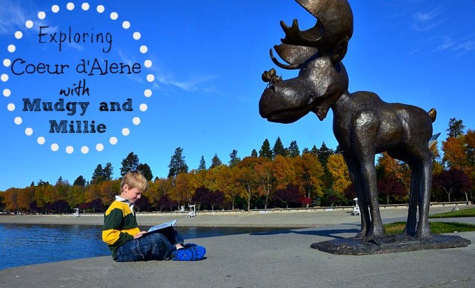 Mudgy and Millie Exploring Coeur d Alene