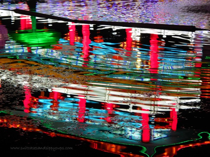 reflection at the Chinese Lantern Festival