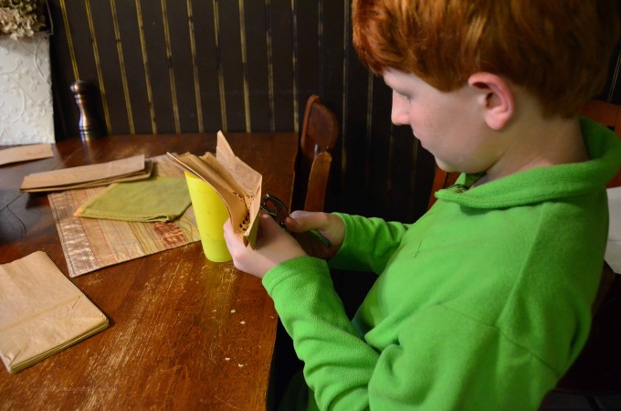 making luminarias