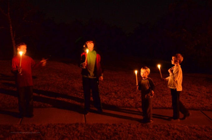 procession for las posadas