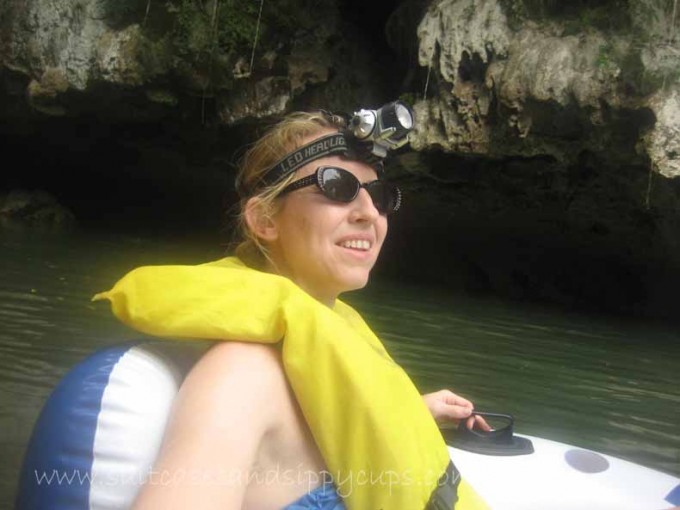 floating down the river Belize