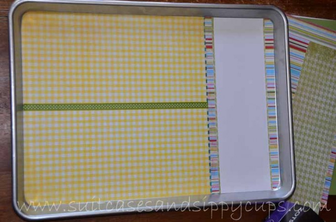 scrapbook paper bucket list