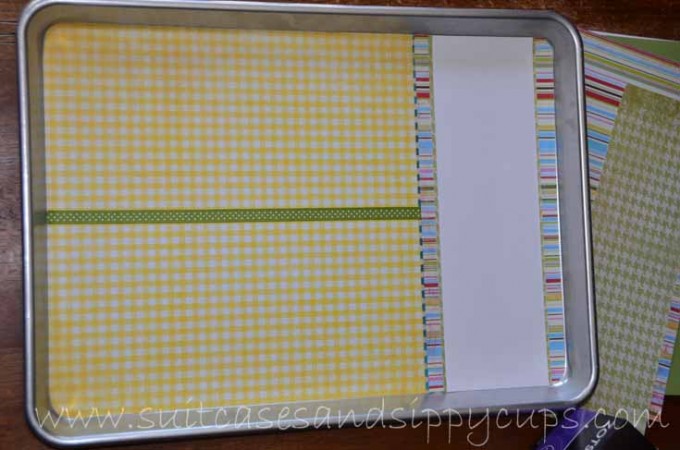 scrapbook paper bucket list