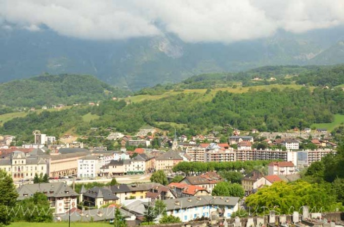 Albertville France from Above