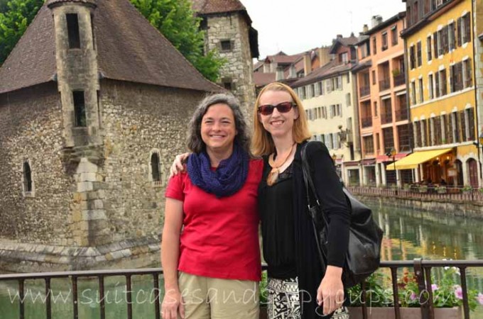 lori and jessica in annecy