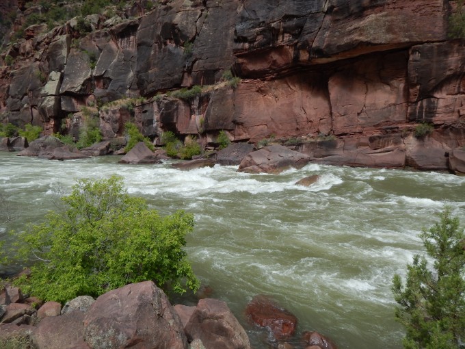 green river rafting where to pee