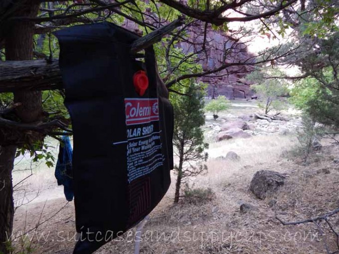 Solar Shower for River Rafting