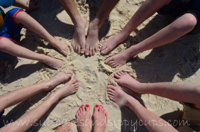 toes in the sand panama city beach