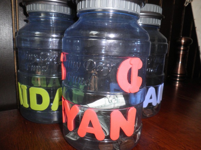 money jar for travel souvenirs behavior