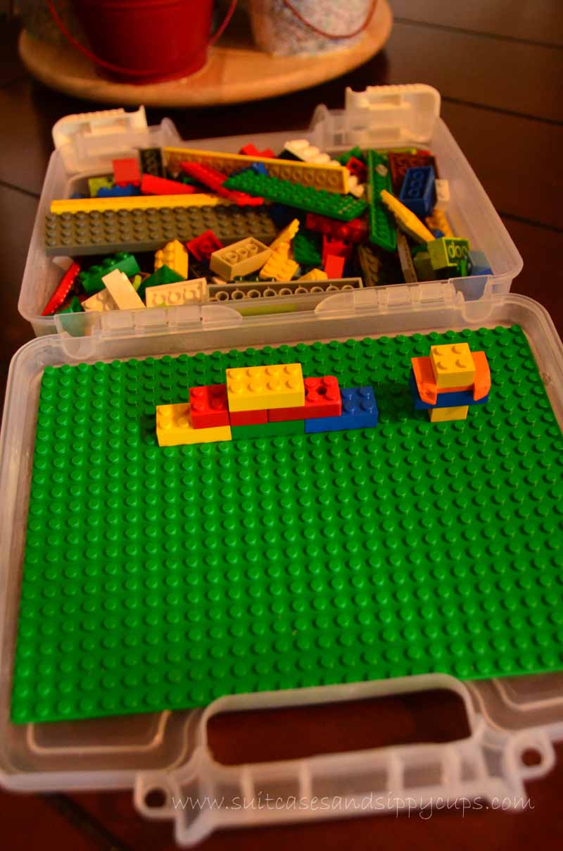 Navy floor Sign LEGO To-Go} How to Make a Traveling Lego Kit: Travel Tips Tuesday - test