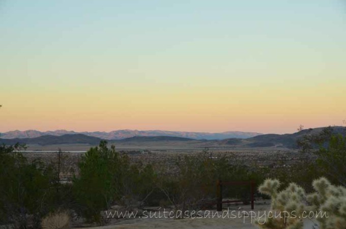 sunrise over the desert rattler ranch
