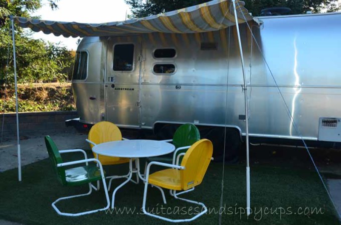 exterior of the airstream