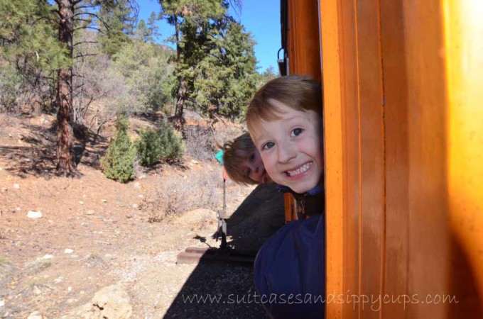 kids aboard durango silverton railway