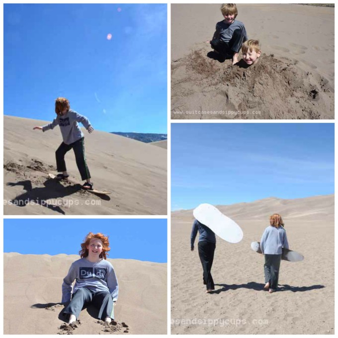 kids at great sand dunes