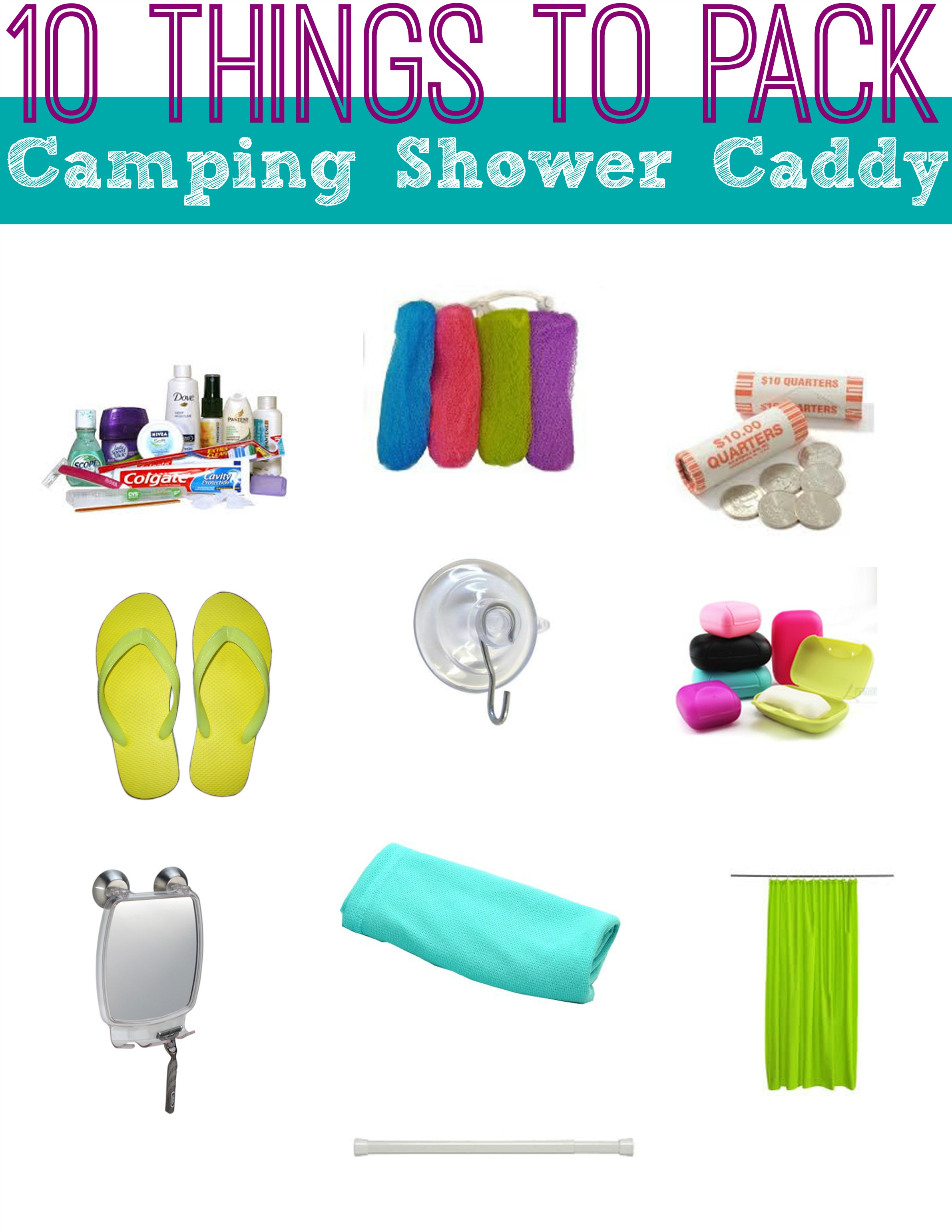 10 Things to Pack in Your Camping Shower Caddy - test