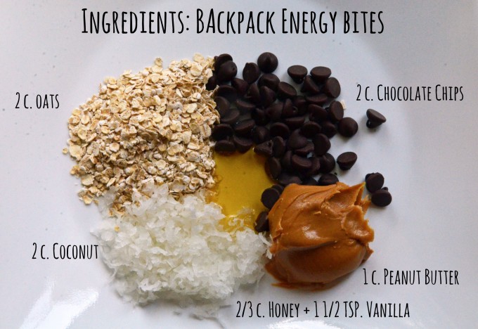 Backpack Energy Bites Ingredients
