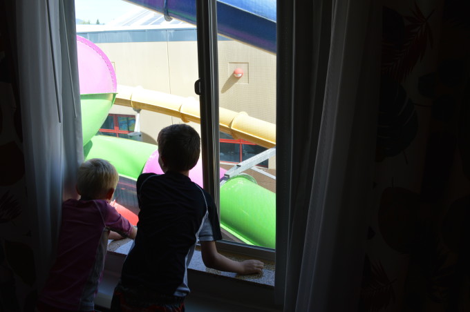 view of the waterslide triple play