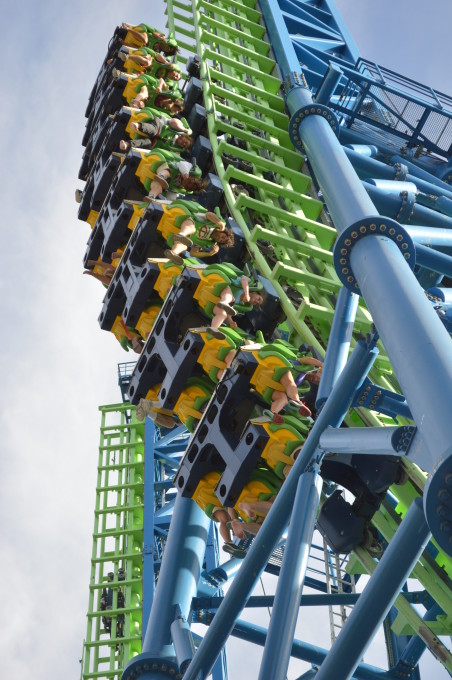 Silverwood Aftershock Roller Coaster