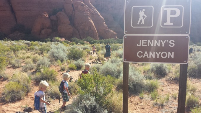 Hiking Jenny's Canyon In Snow Canyon State Park
