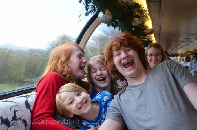 Teenagers on the Polar Express