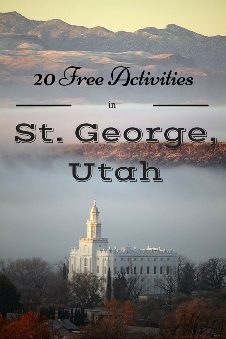 Free Things to do in St. George Utah Zion