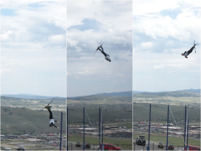 Utah Olympic Park Ski Jump Training