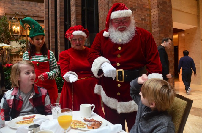 Breakfast with Santa Christmas at the Anatole